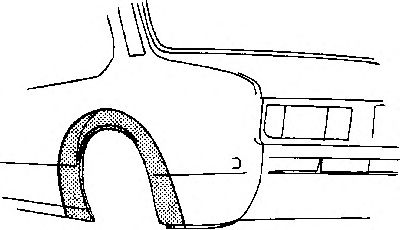 VAN WEZEL 372346 -  Боковина
